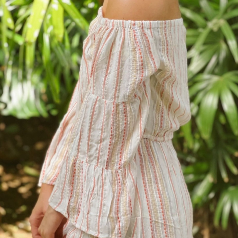 Off the shoulder dress